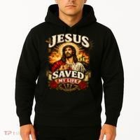 Jesus Saved My Life Hoodie thumb 2