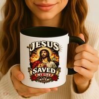 Jesus Saved My Life Coffee Mug thumb 3