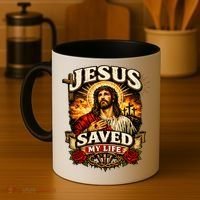 Jesus Saved My Life Coffee Mug thumb 4