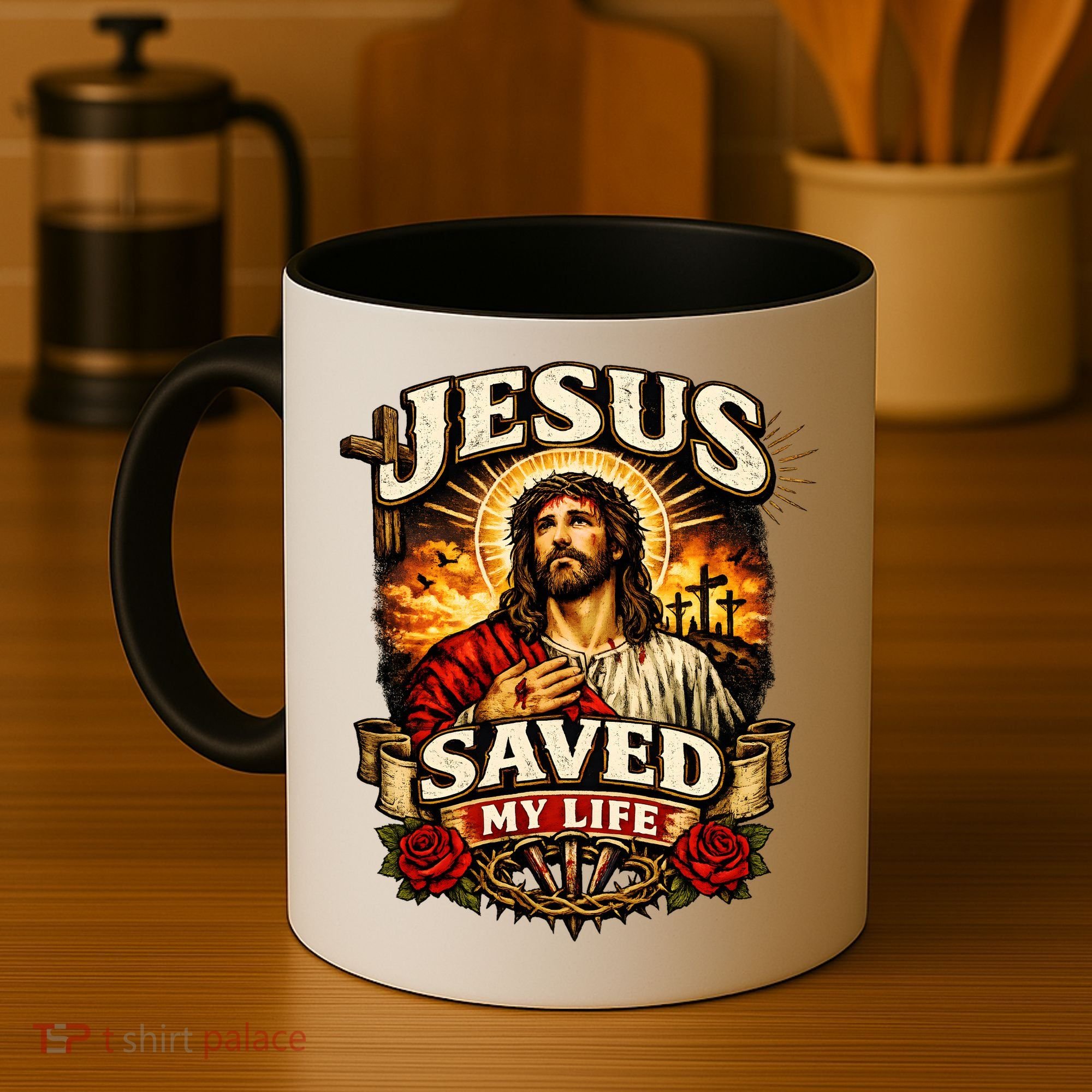 Jesus Saved My Life Coffee Mug