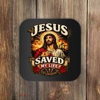 Jesus Saved My Life Coaster thumb 0