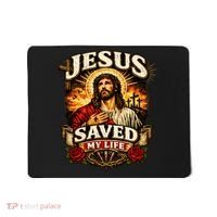 Jesus Saved My Life Mousepad thumb 0