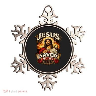 Jesus Saved My Life Ornament