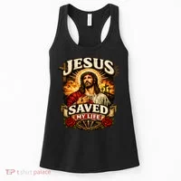 Jesus Saved My Life Women's Tank Top thumb 0