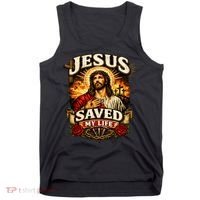 Jesus Saved My Life Tank Top thumb 0