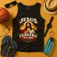 Jesus Saved My Life Tank Top thumb 4