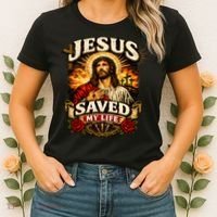 Jesus Saved My Life Women's T-Shirt thumb 2