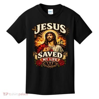 Jesus Saved My Life Kids T-Shirt