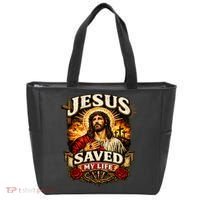 Jesus Saved My Life Tote Bag thumb 0
