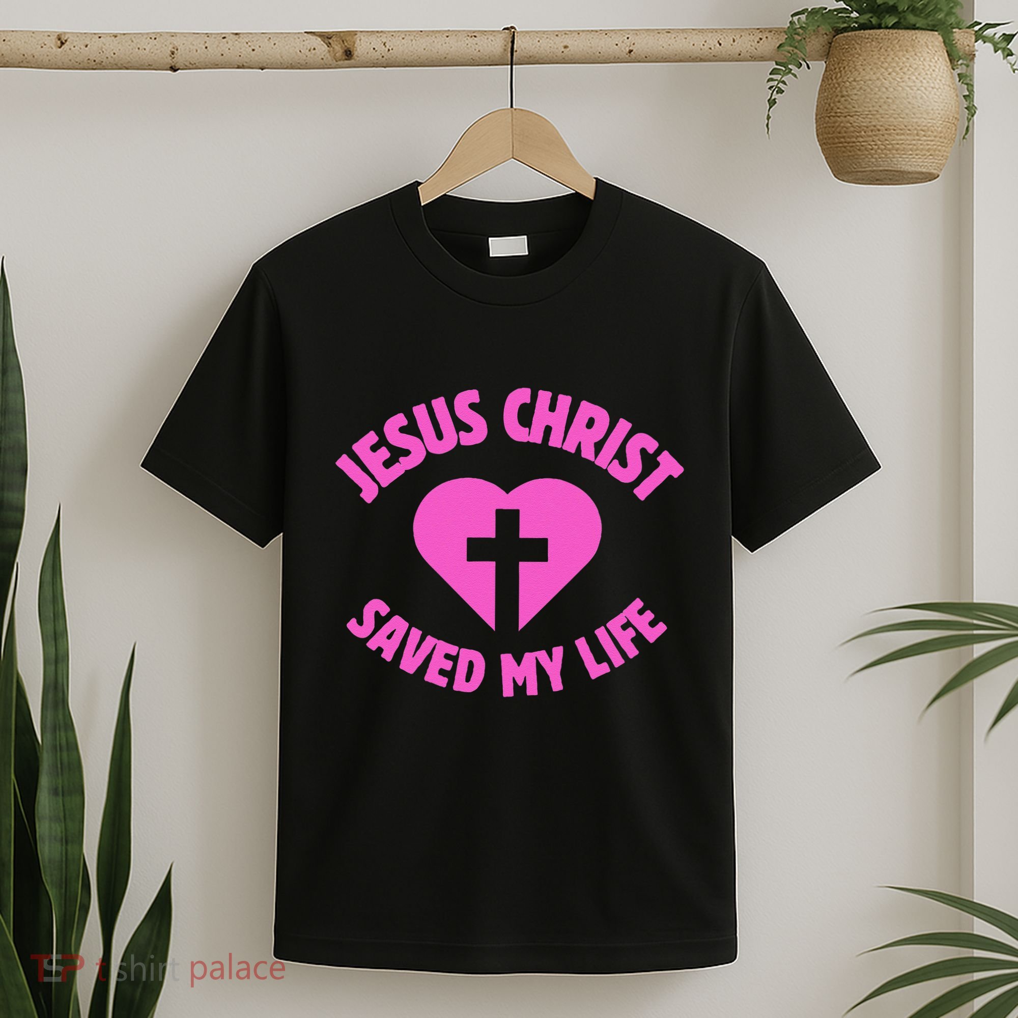 Jesus Saved My Life Breast Cancer Awareness T-Shirt