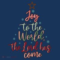 Joy Saying Merry Christmas Christian Message Xmas Tree Women's Hoodie thumb 2