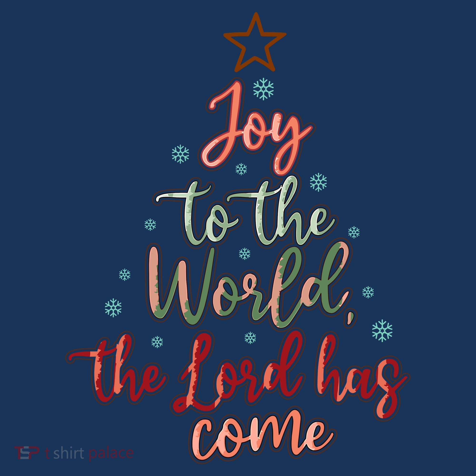 Joy Saying Merry Christmas Christian Message Xmas Tree Women's Hoodie