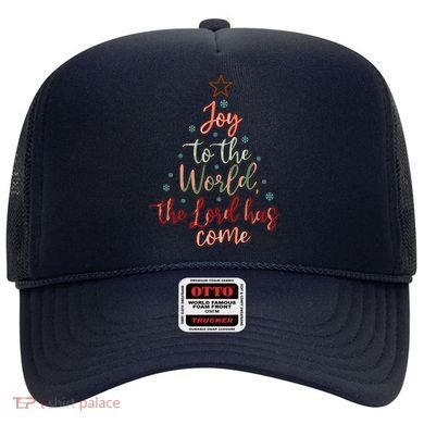 Joy Saying Merry Christmas Christian Message Xmas Tree Hat