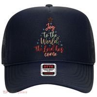Joy Saying Merry Christmas Christian Message Xmas Tree Hat thumb 0