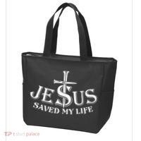 Jesus Saves My Life With Nails Tote Bag thumb 3