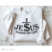 Jesus Saves My Life With Nails Sweatshirt thumb 2