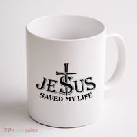 Jesus Saves My Life With Nails Coffee Mug thumb 1