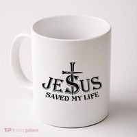 Jesus Saves My Life With Nails Coffee Mug thumb 0