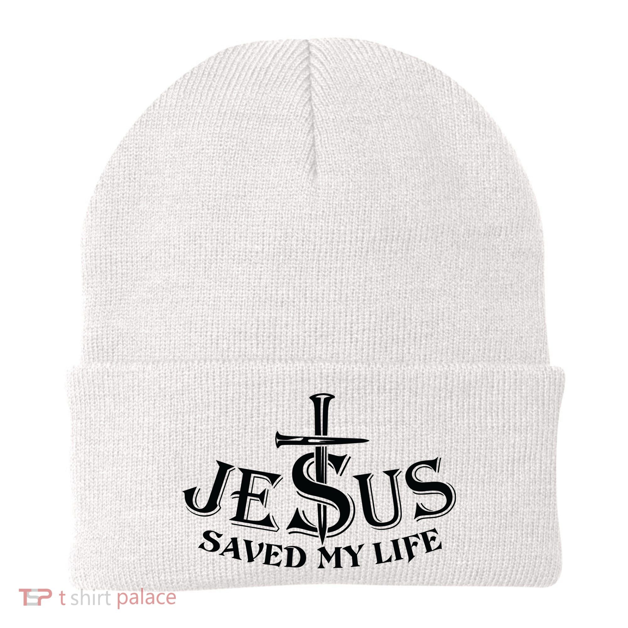 Jesus Saves My Life With Nails Beanie