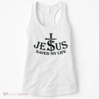 Jesus Saves My Life With Nails Women's Tank Top thumb 0