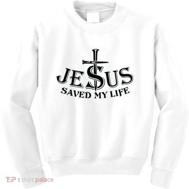 Jesus Saves My Life With Nails Kids Sweatshirt