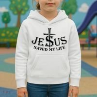Jesus Saves My Life With Nails Kids Hoodie thumb 3
