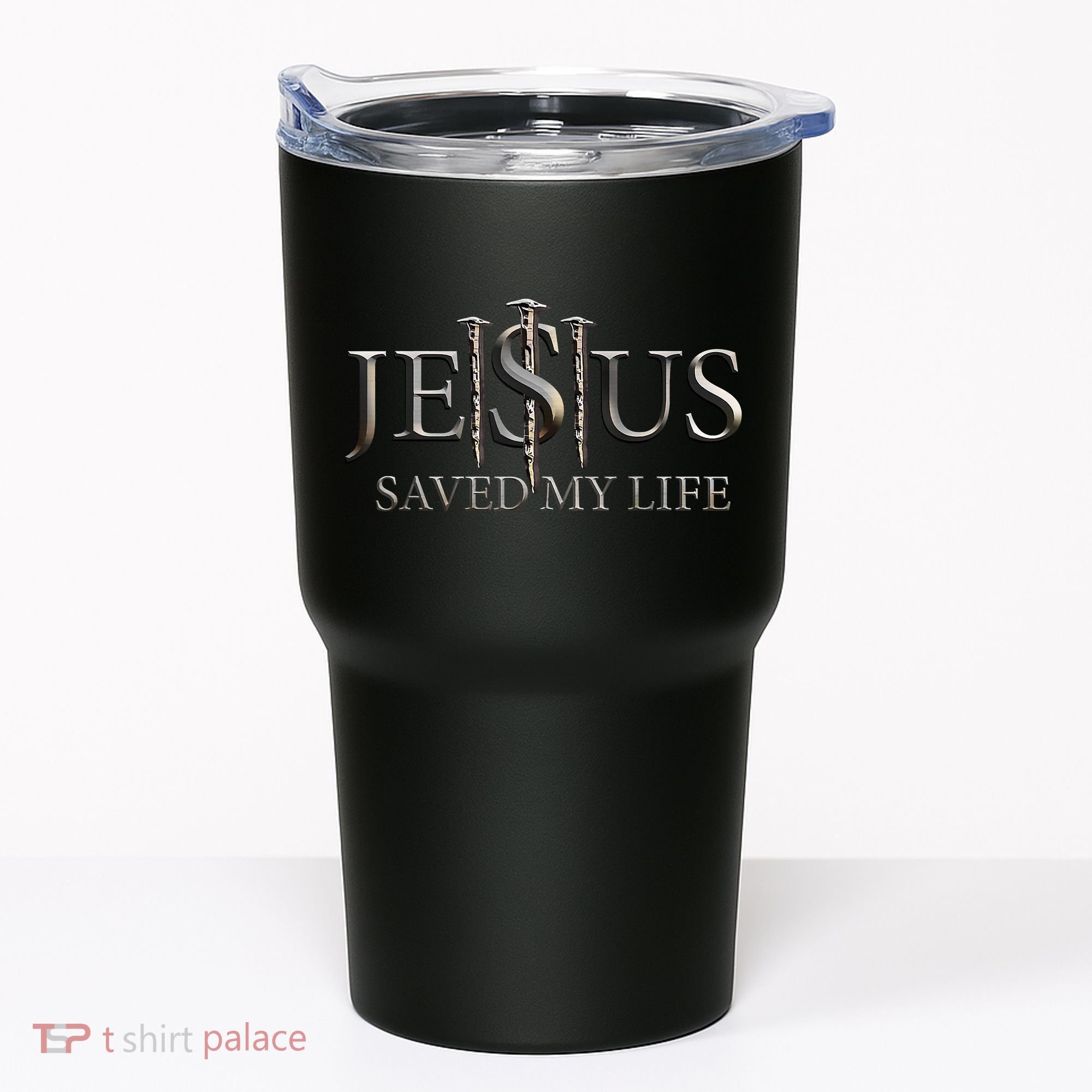 Jesus Saved My Life Christian Religious Believer Tumbler