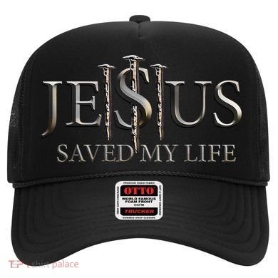 Jesus Saved My Life Christian Religious Believer Hat