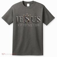 Jesus Saved My Life Christian Religious Believer T-Shirt thumb 0