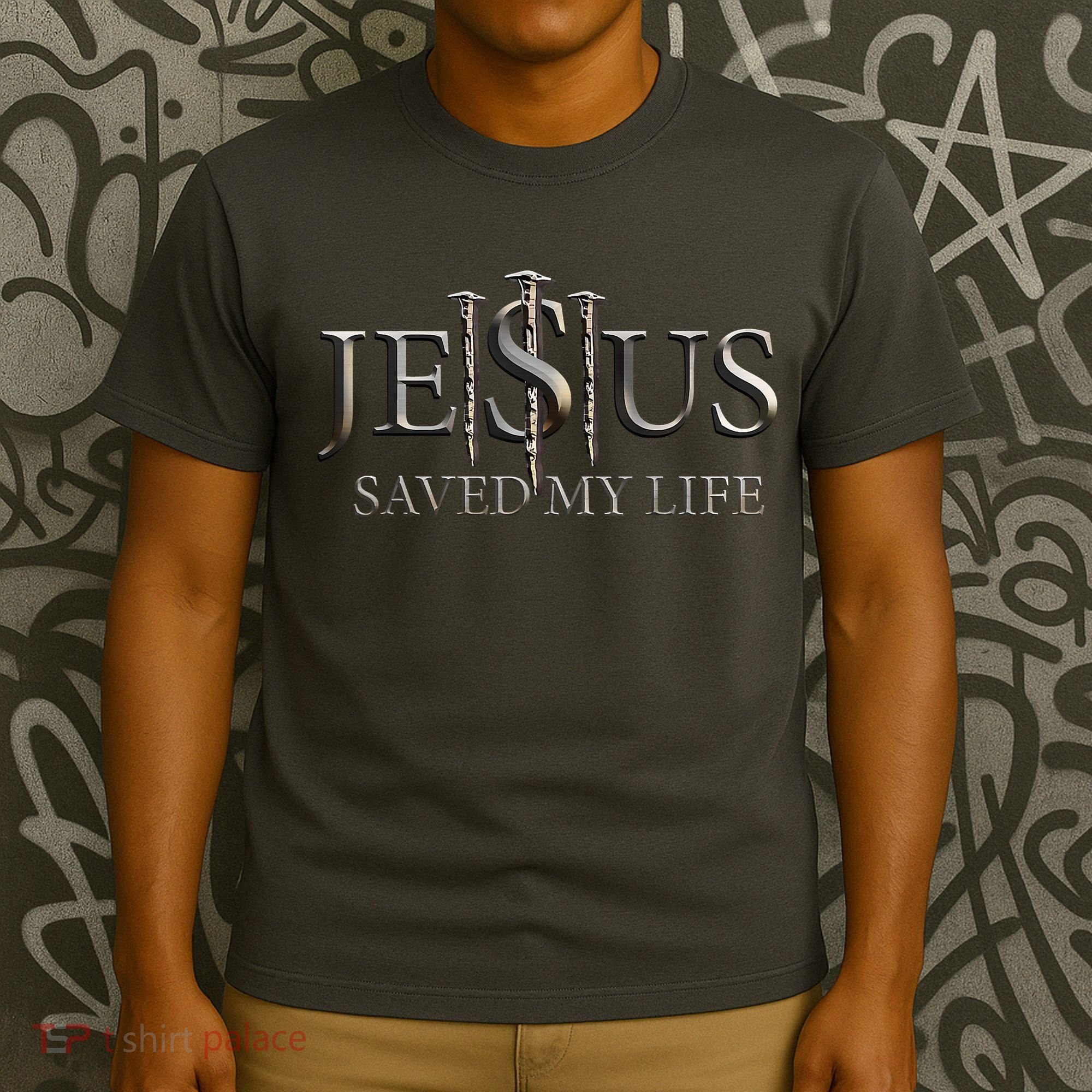 Jesus Saved My Life Christian Religious Believer T-Shirt