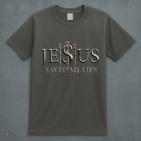 Jesus Saved My Life Christian Religious Believer T-Shirt thumb 4
