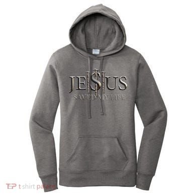 Jesus Saved My Life Christian Religious Believer Women's Hoodie