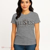 Jesus Saved My Life Christian Religious Believer Women's T-Shirt thumb 4