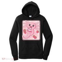 Japanese Strawberry Milk Anime Pin.k Kawaii Axolotl Women's Hoodie thumb 0