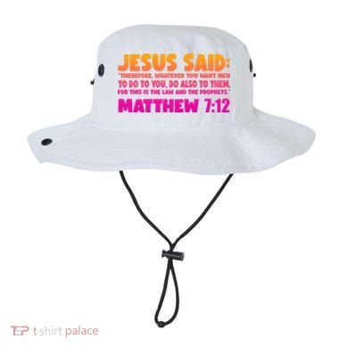 Jesus Said Matthew 7:12 Bible Verse Bucket Hat