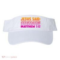 Jesus Said Matthew 7:12 Bible Verse Visor thumb 0