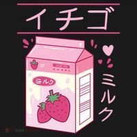 Japanese Strawberry Milk Kawaii Kanji Vaporwave Otaku Gift Women's Tank Top thumb 5