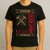 Journeyman Sheet Metal Worker Union Sheet Metal Worker T-Shirt thumb 3