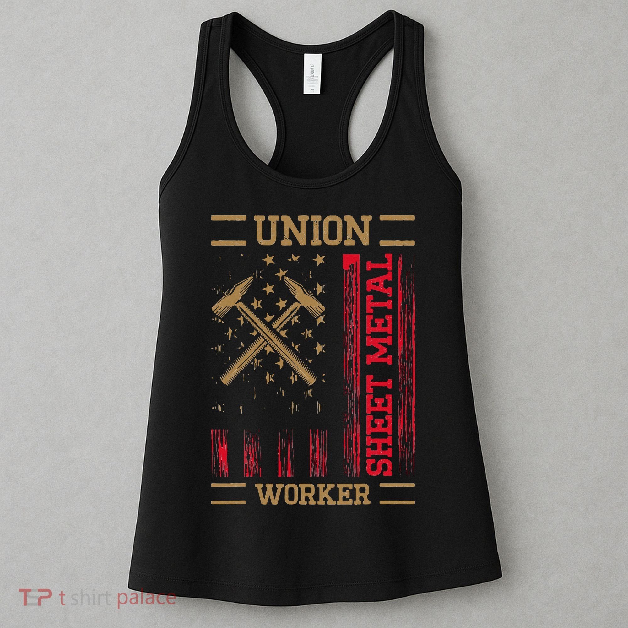 Journeyman Sheet Metal Worker Union Sheet Metal Worker Women's Tank Top