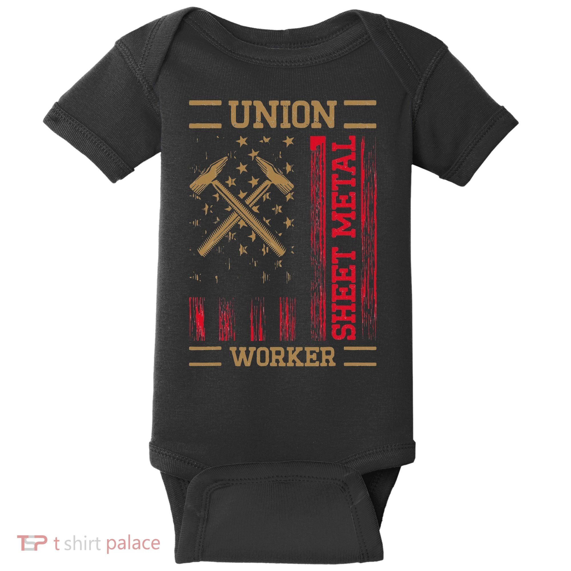 Journeyman Sheet Metal Worker Union Sheet Metal Worker Baby Bodysuit