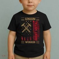 Journeyman Sheet Metal Worker Union Sheet Metal Worker Toddler T-Shirt thumb 2
