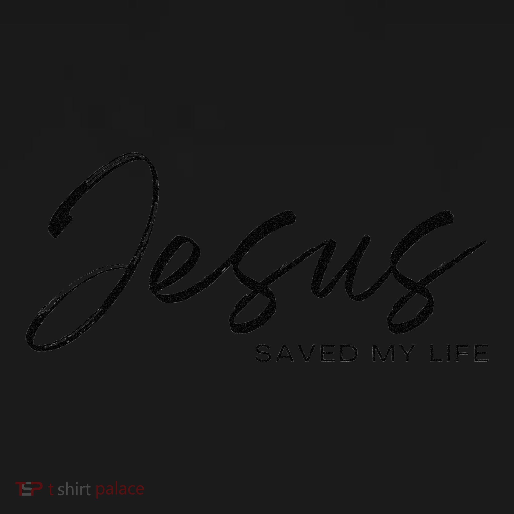 Jesus Saved My Life Modern Christian Religious Minimalist Backpack