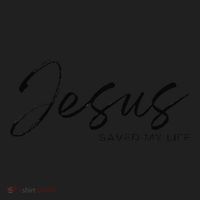 Jesus Saved My Life Modern Christian Religious Minimalist Beanie thumb 2