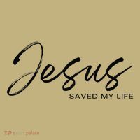 Jesus Saved My Life Modern Christian Religious Minimalist Long Sleeve Shirt thumb 2