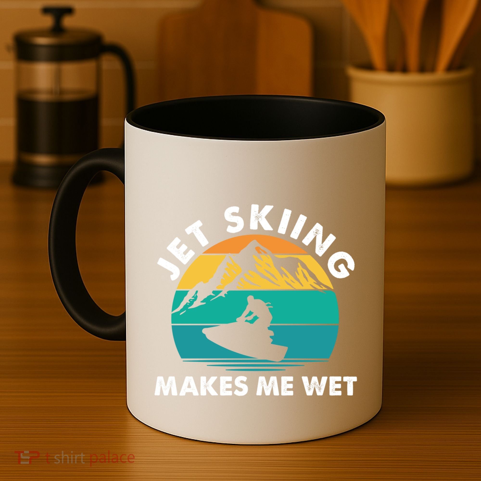 Jet Skiing Makes Me Wet Funny Jet Ski Rider Gift Coffee Mug