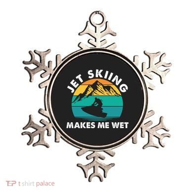 Jet Skiing Makes Me Wet Funny Jet Ski Rider Gift Ornament