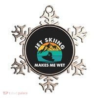 Jet Skiing Makes Me Wet Funny Jet Ski Rider Gift Ornament thumb 0