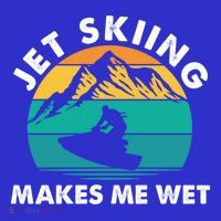 Jet Skiing Makes Me Wet Funny Jet Ski Rider Gift Baby Bodysuit thumb 2