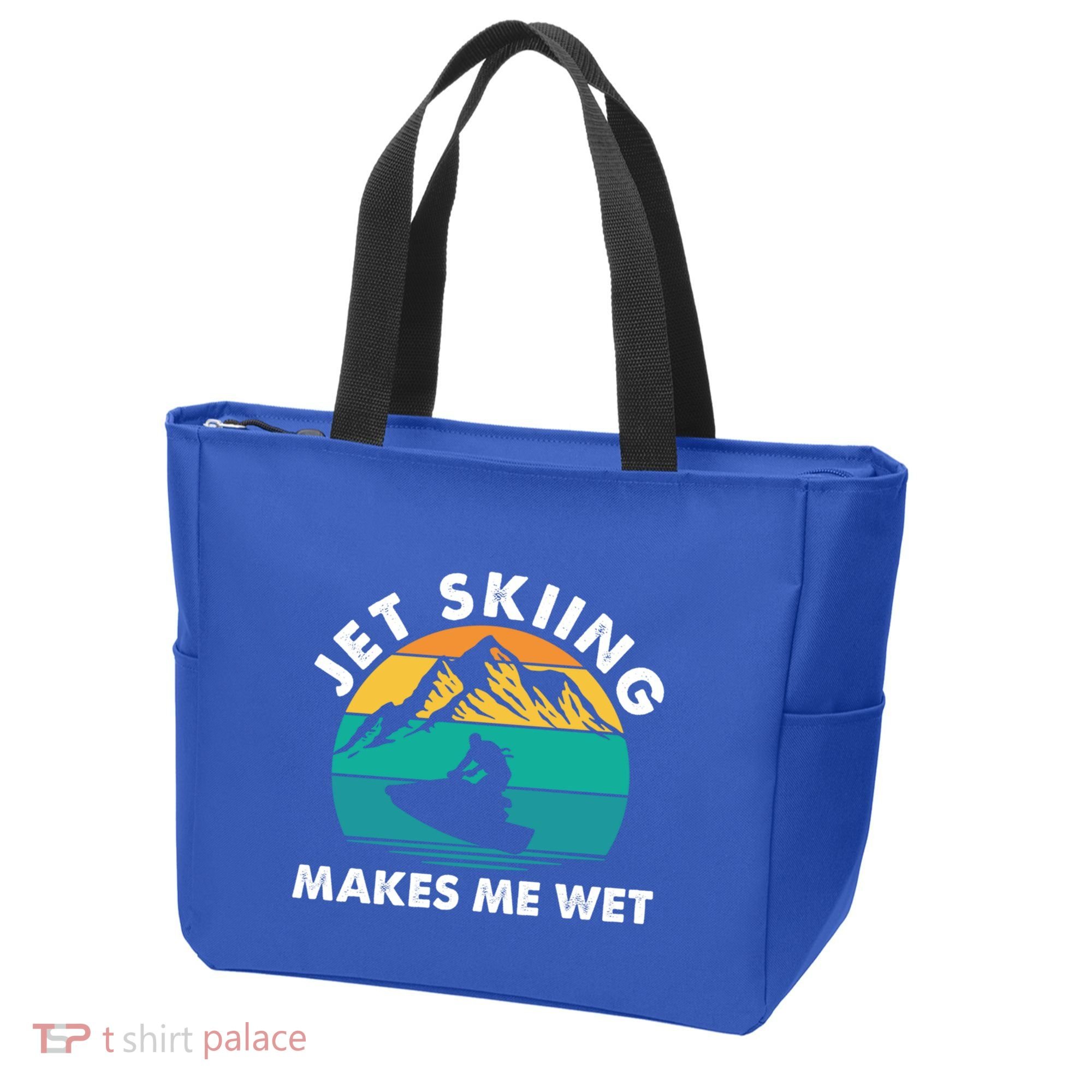 Jet Skiing Makes Me Wet Funny Jet Ski Rider Gift Tote Bag