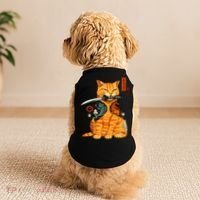 Japanese Samurai Ninja Cat Kawaii Anime Doggie Tank thumb 2